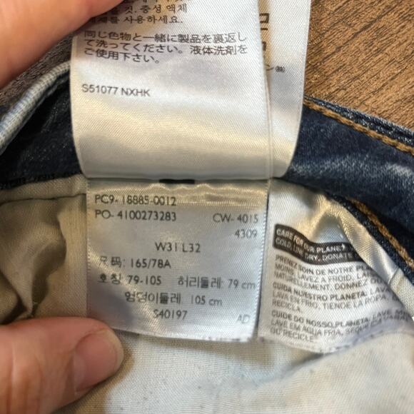 Levi's 715 Bootcut Jeans 31x32 Medium Wash Basic Simple Classic Western Country - Picture 8 of 10